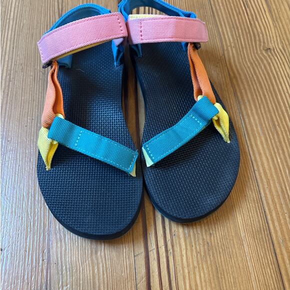 Teva original universal 90s multicolor double strap sandals SIZE 8 - Picture 2 of 6